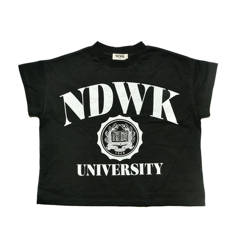 【NEWO・ネオ】カレッジロゴTシャツ|S~M|3125205W